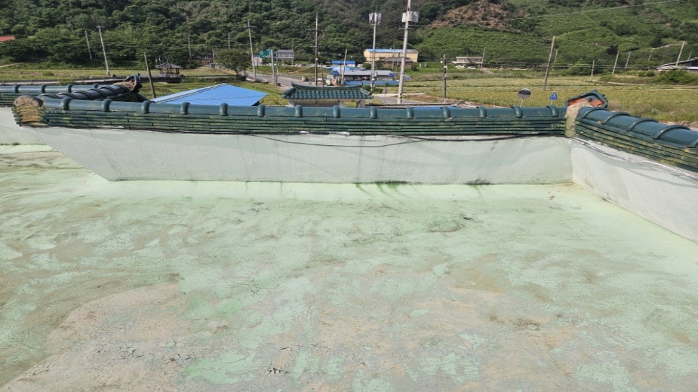 노후 옥상 바닥 상태