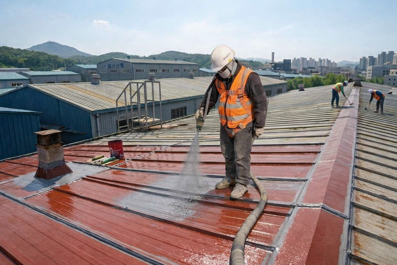판넬공장지붕방수